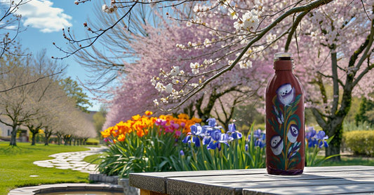 2x Alkaline clay water bottle (1L)