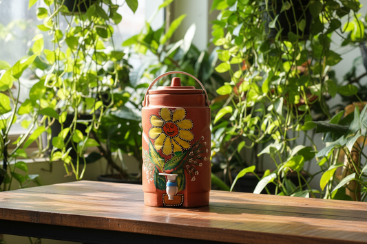 Alkaline Clay Water Jug- [5L] [Portable]