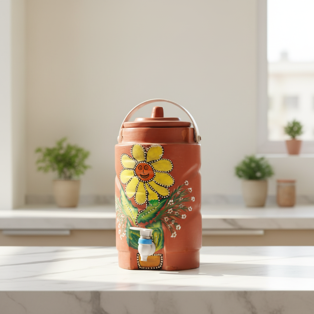 Alkaline Clay Water Jug- [5L] [Portable]