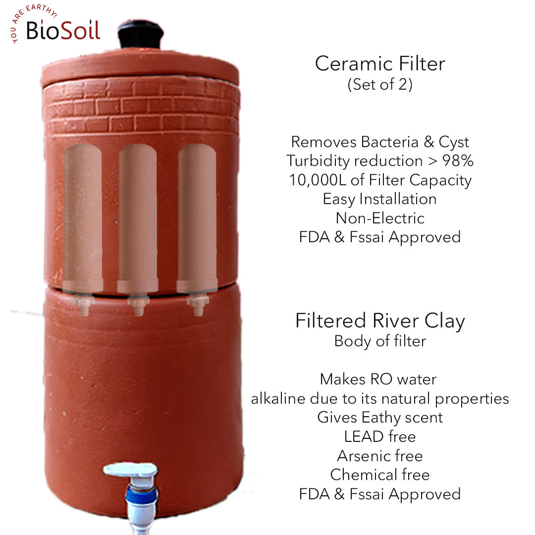 [REPLACEMENT] Gravity Dynamic Water Filter~ Alkaline Clay 20L